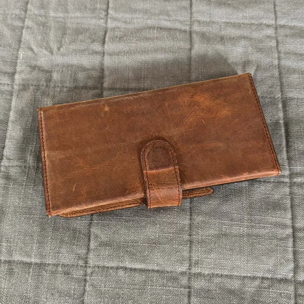 Leather cover iPhone 15 Pro Max